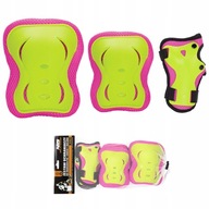 ZESTAW OCHRANIACZY NA ROWER ROLKI HULAJNOGE DESKOROLKE NA KOLANA ŁOKCIE XL