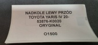 mudguard front left side Toyota Yaris XP210 53876K0020