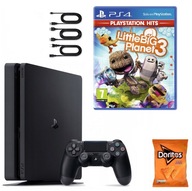 PS4 SLIM SONY PLAYSTATION 4 500GB + PAD + GRA LITTLE BIG PLANET 3