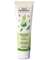 GREEN PHARMACY Krem do rąk i paznokci nawilżająco zmiękczający Aloes 100 ml