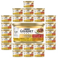 Purina Gourmet Gold Karma wątróbka w sosie 24x85g