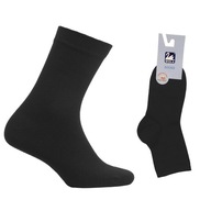 Wola bavlnené ponožky mládežnícke čierne 30-32