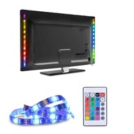 Lišta rgb Solight LED pre TV, 2x 50cm, usb, vypínač