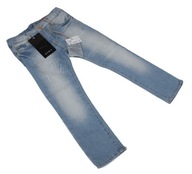 Spodnie jeans przetarcia ZARA 2-3 lata 98 cm SLIM