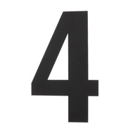 Číslo na domáce číslice číslo XXL 50cm OCEĽ Čierna 4