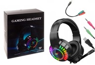 Słuchawki nauszne Gamingowe Headset dla Graczy * PC Konsole PS4 Xbox