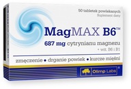 OLIMP LABORATORIES MAGMAX B6 VITAMÍN B6 B1 MAGNÉZIUM ÚNAVA 50 TABLIET