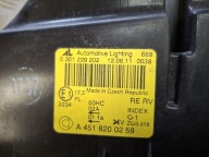 light front right SMART FORTWO II 2007R->