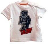 ZARA t-shirt koszulka ROBOT 6-9 m-cy 68-74 cm