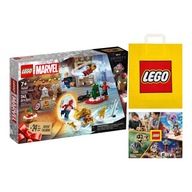 LEGO MARVEL č. 76267 - Adventný kalendár 2023 +Taška +Katalóg LEGO 2024