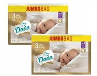 2 x Plienky Dada Extra Care Jumbo Bag Veľkosť 3 96 ks