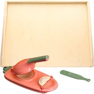 BÜKKFA ASZTAL 69x48CM + GOMBÓC 2IN1