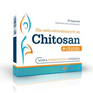 OLYMP Chitosan Chróm 30caps ZNIŽUJE CHUŤ NA CHUDNUTIE REDUKCIA HMOTY