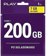 Starter PLAY 7 GB - Internet na kartę 2.0