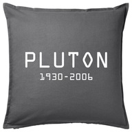 PLUTON 1930-2006 poduszka 50x50 prezent