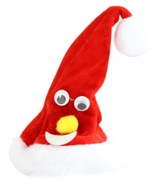 Vtipný gadget na Vianoce tancujúca čiapka Santa Claus