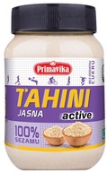 Tahini jasna active 100 % sezamu B/C 460 g (PRIMAV