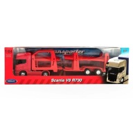 TIR SCANIA V8 R730 MODELL WELLY 1:64 PIROS