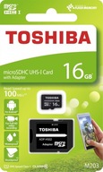 Karta pamięci Toshiba MicroSD M203/EA 16GB 100MB/s UHS-I Adapter