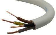 Przewód kabel okrągły YDY 4x1,5 750V 1m