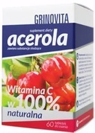 Grinovita Acerola, 100% NATURALNA NA ODPORNOŚĆ, 60 tabletek do ssania