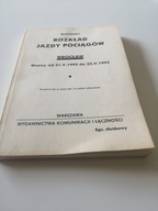 rejonowy rozkład jazdy pociągów wrocław 1992