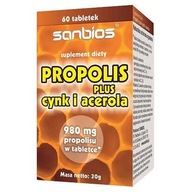 Sanbios Propolis Plus 60 tab. odporność
