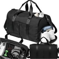 СПОРТИВНА ТРЕНУВАЛЬНА ДОРОЖНЯ СУМКА 40Л + КИШЕНЯ ДЛЯ ВЗУТТЯ