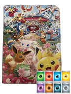 Album Klaser na karty Pokémon na 400 kariet + 8 originálnych kariet energie
