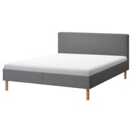 IKEA NARRON Čalúnený rám postele sivý 160x200