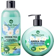 Set Green Tea Herbal Care Hydratačný gél + mydlo