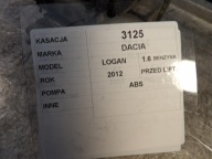 Dacia Logan Pompa ABS 0265801018 0265232718