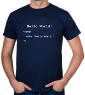 koszulka HELLO WORLD! PHP CODE prezent