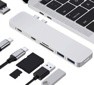 ROZDZIELACZ ADAPTER PRZEJŚCIÓWKA TYP C HDMI SD USB