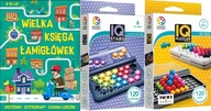 Wielka księga łamigłówek + Smart Games IQ Stars +Smart Games IQ Puzzler Pro