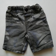 DENIM CO szorty jeansowe moro 6-9M/74