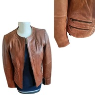 KOŽENÁ BUNDA 36 DÁMSKA JAHŇACIA KOŽA NÓRSKY VÝROBCA KVALITA RAMONES