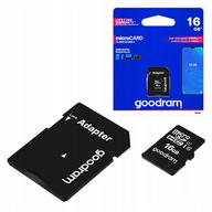 KARTA PAMIĘCI MICROSD 16GB GOODRAM Z ADAPTEREM