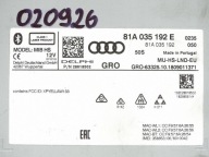 player navigation devices MMI KART SD AUDI A3 8V LIFT 81A035192E