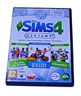 THE SIMS 4 ZESTAW 2 PREMIEROWE BOX PL PC PUDEŁKO PO GRZE