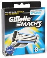 Gillette Mach 3 nożyki 8 szt. - Oryginał - Kartonik