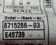 BMW terminal KABEL wiring PLUSOWY 8715285
