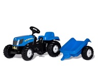Traktor Rolly Kid New Holland Agriculture s prívesom Rolly Toys 013074