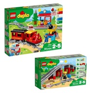 LEGO Duplo 10874 - Parný vlak + Trate 10872