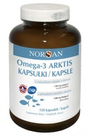 Norsan Omega-3 ARKTIS 1500 mg kapsule Prírodný olej z arktickej tresky
