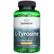 L-Tyrozín 500mg 100 kaps. SWANSON stres imunita