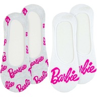 2-pack Členkové Ponožky dievčenské nízke BAVLNENÉ BALERÍNY silikón na päte 39-42