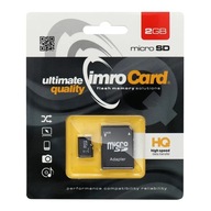 Karta Pamięci IMRO microSD 2GB z adapterem SD