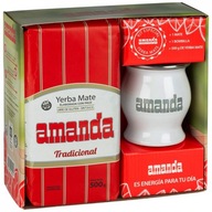 Zestaw do Yerba Mate - Matero + Bombilla + Amanda