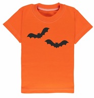 Koszulka dziecięca na Halloween dwa nietoperze